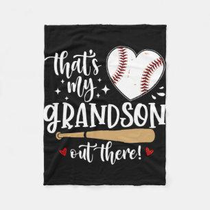 Mein Großvater da draußen Baseball-Tag der Großmüt Fleecedecke