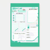 Mein Grün Post-it Klebezettel (Vorderseite)