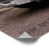 Mein grünes 1956 Chevy definiert Öl Poster (Ecke)