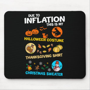 Mein Grusel-Halloween-Erntedankfest-hässliches-Wei Mousepad