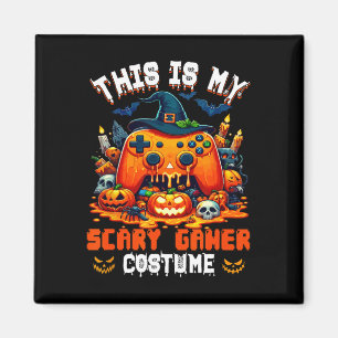 Mein gruseliger Gamer-Kostüm-Halloween-Game-Contro Magnet