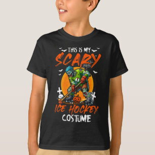 Mein gruseliges Eishockey-Kostüm Halloween-Spieler T-Shirt