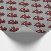 Mein gruseliges kleines Pony-Muster Geschenkpapier (Ecke)