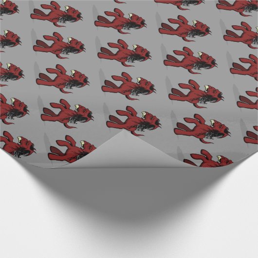 Mein gruseliges kleines Pony-Muster Geschenkpapier (Ecke)