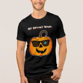 Mein Gruselmodus - Auf Dunkel Tri-Blend Shirt (Vorderseite)