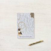 Mein GSD aß meinen Unterrichtsplan Post-it Klebezettel (Auf Schreibtisch)