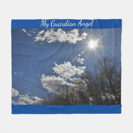 Mein Guardian Angel - Fleece Blanket (Vorderseite (Horizontal))