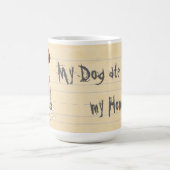 Mein GWP hat meine Hausaufgaben Kaffee Tasse geges (Mittel)