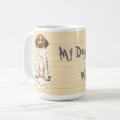 Mein GWP hat meine Hausaufgaben Kaffee Tasse geges (Vorderseite Links)