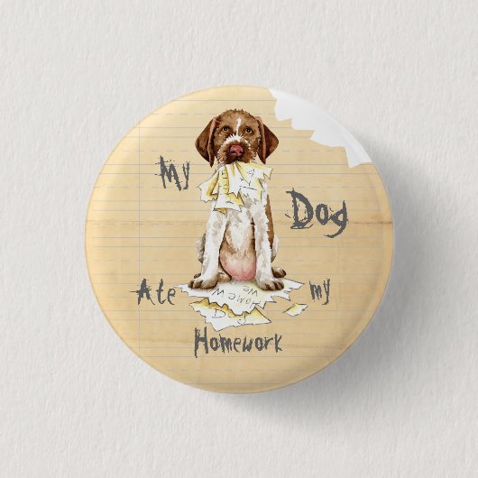 Mein GWP hat meine Hausaufgaben verlassen Button (Vorderseite)