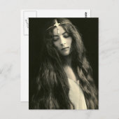 Mein Haar ist sehr lang Postkarte (Vorne/Hinten)