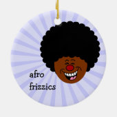 Mein Haar trotzt dem Gesetz der Schwerkraft und As Keramikornament (Hinten)