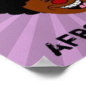 Mein Haar trotzt dem Gesetz der Schwerkraft und As Poster (Ecke)