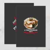Mein Halibut Kampf a true Alaskan Tale Einladung (Vorne/Hinten)