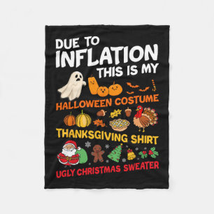 Mein Halloween-Erntedank Weihnachtskostüme Männer Fleecedecke