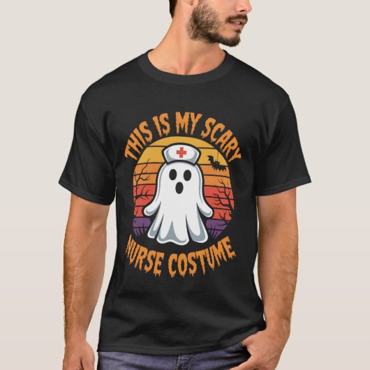 Mein Halloween-Kostüm als gruselige Krankenschwest T-Shirt (Vorderseite)