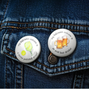 Mein Halloween-Kostüm ist ein begeisterter Biertri Button