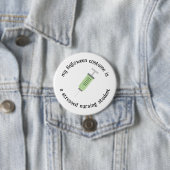 Mein Halloween-Kostüm ist ein Pflegestudent, lusti Button (Beispiel)