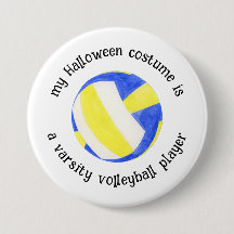Mein Halloween-Kostüm ist ein Volleyball-Spieler,