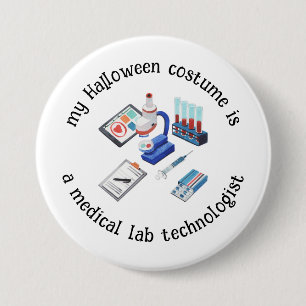 Mein Halloween-Kostüm ist Medizinischer Labrador-T Button