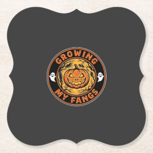 Mein Halloween-Kürbis-Geister-Design mit wachsende Untersetzer