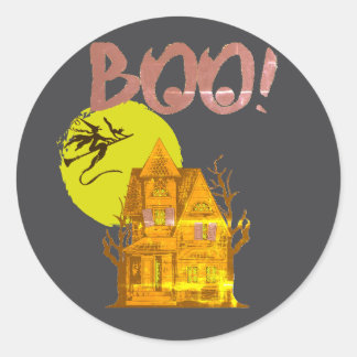Mein Halloween Runder Aufkleber