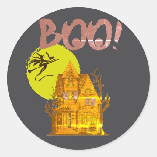 Mein Halloween Runder Aufkleber (Vorderseite)