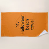 mein Halloween Strandtuch (Vorderseite)