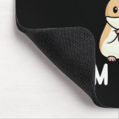Mein Hamster hält mich für Cool Mousepad (Ecke)
