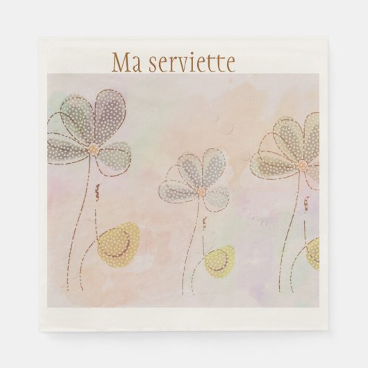 Mein Handtuch Serviette (Vorderseite)