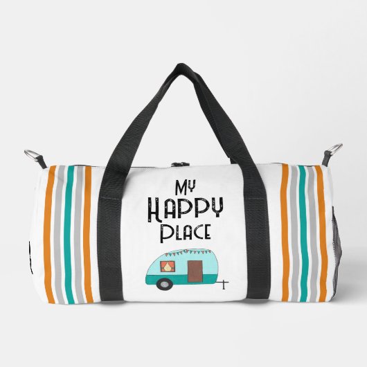 Mein Happy Place Retro Camper Duffle Bag (Vorderseite)