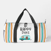 Mein Happy Place Retro Camper Duffle Bag (Rückseite)