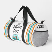 Mein Happy Place Retro Camper Duffle Bag (Rechte Ecke)
