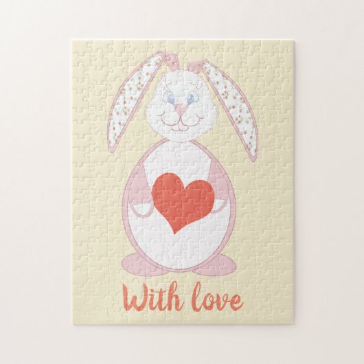 Mein Hase, Cartoon Bunny. Puzzle (Vertikal)