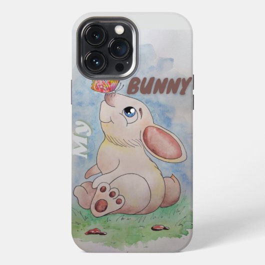Mein Hase iPhone Hülle (Rückseite)