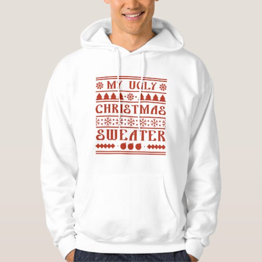 Mein hässlicher Weihnachtskraut Hoodie (Vorderseite)