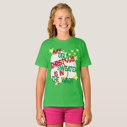 Mein hässlicher Weihnachtskraut wascht Kid's T - S T-Shirt (Vorne ganz)