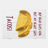 Mein Haupt sagt Turnhalle, aber mein Herz sagt Handtuch (Horizontal)