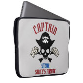 Mein Hauptmann | International Talk Like a Pirate Laptopschutzhülle (Vorne Rechts)