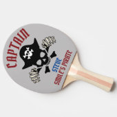 Mein Hauptmann | International Talk Like a Pirate Tischtennis Schläger (Seitenansicht)
