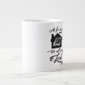Mein Haus - Extra-große Tasse (Vorderseite)