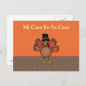 Mein Haus ist Ihr Haus Postkarte (Vorne/Hinten)