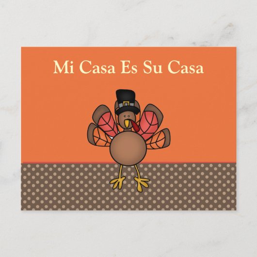 Mein Haus ist Ihr Haus Postkarte (Vorderseite)