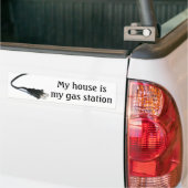 Mein Haus ist meine Tankstelle Autoaufkleber (Auf Lkw)