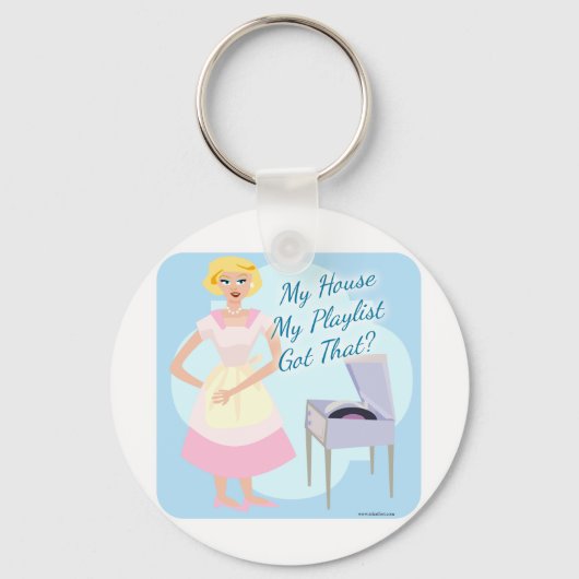 Mein Haus Meine Playliste Schlüsselanhänger (Vorderseite)