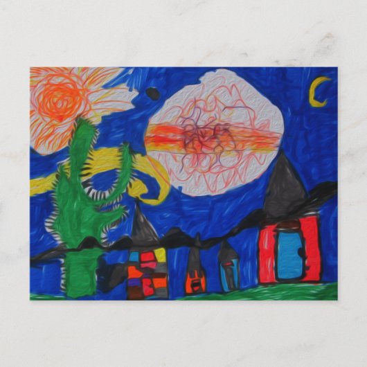 Mein Haus Postkarte (Vorderseite)