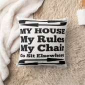 Mein Haus regiert meinen Vorsitz Kissen (Decke)