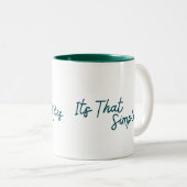 Mein Haus regiert so einfach Zweifarbige Tasse (VorderseiteRechts)