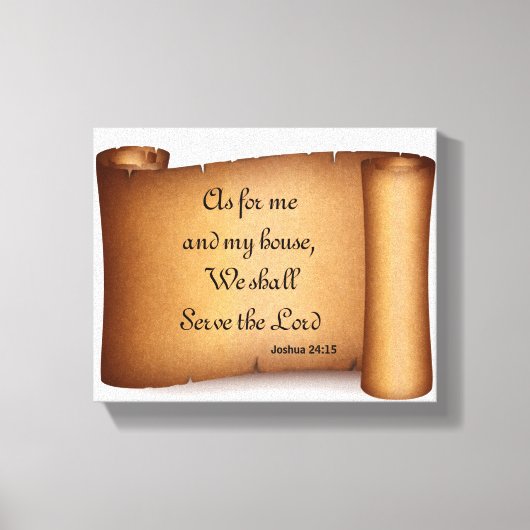 MEIN HAUS WIRD DIE LORD-Plakatwerbung bedienen. Leinwanddruck (Vorderseite)