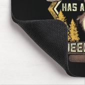 Mein Hausbaum hat einen Hirschständer darin - Hirs Mousepad (Ecke)